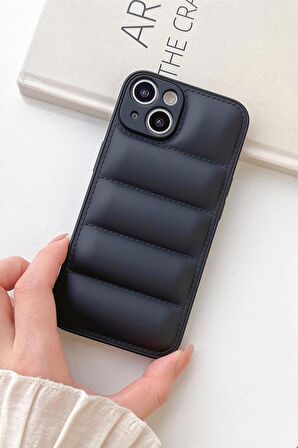 iPhone 14 Uyumlu Airbag Puffer Silikonlu Şişme Kılıf