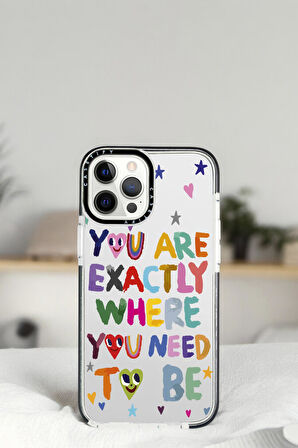 iPhone 14 Pro Max Need To Be Desenli Casetify Darbe Emci Silikonlu Telefon Kılıfı