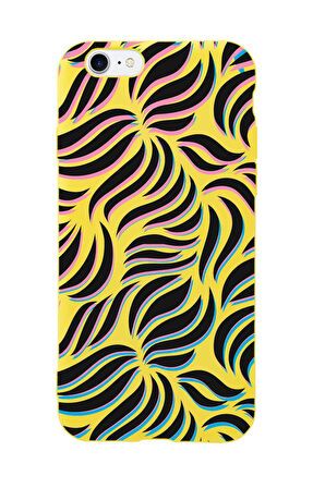 iPhone 7 Uyumlu Color Wave Desenli Premium Silikonlu Telefon Kılıfı