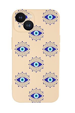 iPhone 13 Mini Uyumlu Mystic Aura Desenli Premium Silikonlu Telefon Kılıfı