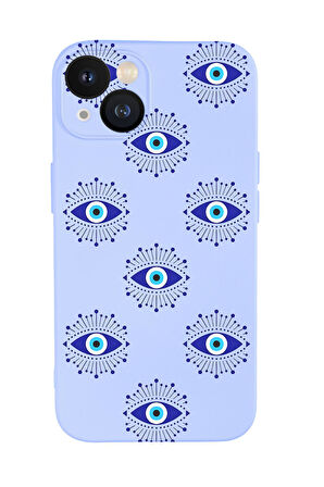 iPhone 13 Uyumlu Mystic Aura Desenli Kamera Korumalı Premium Silikonlu Telefon Kılıfı