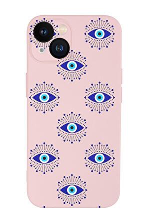 iPhone 13 Uyumlu Mystic Aura Desenli Kamera Korumalı Premium Silikonlu Telefon Kılıfı