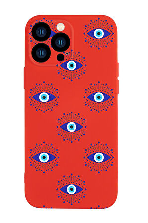 iPhone 13 Pro Max Uyumlu Mystic Aura Desenli Kamera Korumalı Premium Silikonlu Telefon Kılıfı