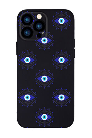 iPhone 13 Pro Max Uyumlu Mystic Aura Desenli Kamera Korumalı Premium Silikonlu Telefon Kılıfı