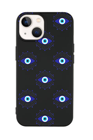 iPhone 14 Uyumlu Mystic Aura Desenli Premium Silikonlu Telefon Kılıfı