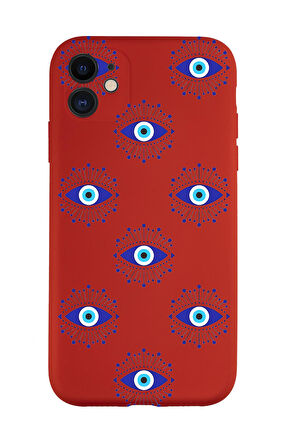 iPhone 11 Uyumlu Mystic Aura Desenli Kamera Korumalı Premium Silikonlu Telefon Kılıfı