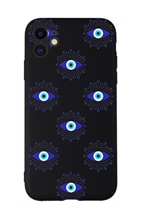 iPhone 11 Uyumlu Mystic Aura Desenli Kamera Korumalı Premium Silikonlu Telefon Kılıfı