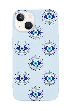 iPhone 15 Uyumlu Mystic Aura Desenli Premium Silikonlu Telefon Kılıfı