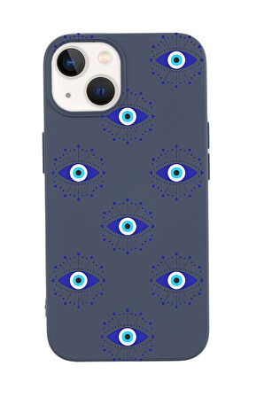 iPhone 15 Uyumlu Mystic Aura Desenli Premium Silikonlu Telefon Kılıfı