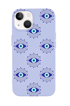 iPhone 15 Uyumlu Mystic Aura Desenli Premium Silikonlu Telefon Kılıfı