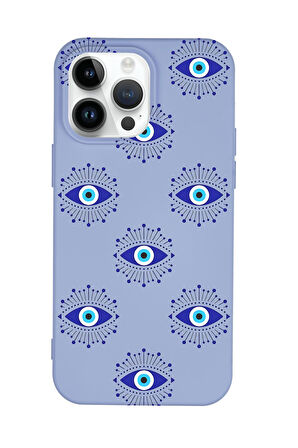 iPhone 15 Pro Uyumlu Mystic Aura Desenli Premium Silikonlu Telefon Kılıfı