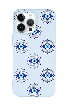 iPhone 15 Pro Max Uyumlu Mystic Aura Desenli Premium Silikonlu Telefon Kılıfı