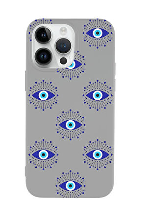 iPhone 15 Pro Max Uyumlu Mystic Aura Desenli Premium Silikonlu Telefon Kılıfı