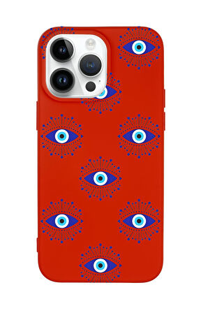 iPhone 15 Pro Max Uyumlu Mystic Aura Desenli Premium Silikonlu Telefon Kılıfı