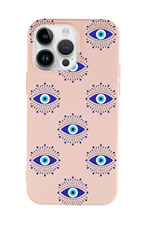 iPhone 15 Pro Max Uyumlu Mystic Aura Desenli Premium Silikonlu Telefon Kılıfı