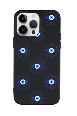 iPhone 15 Pro Max Uyumlu Mystic Aura Desenli Premium Silikonlu Telefon Kılıfı