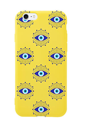 iPhone SE 2020 Uyumlu Mystic Aura Desenli Premium Silikonlu Telefon Kılıfı