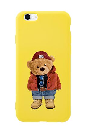 iPhone 6 Teddy Bear Premium Silikonlu Telefon Kılıfı