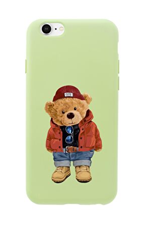 iPhone 6S Teddy Bear Premium Silikonlu Telefon Kılıfı