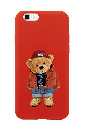 iPhone 7 Teddy Bear Premium Silikonlu Telefon Kılıfı