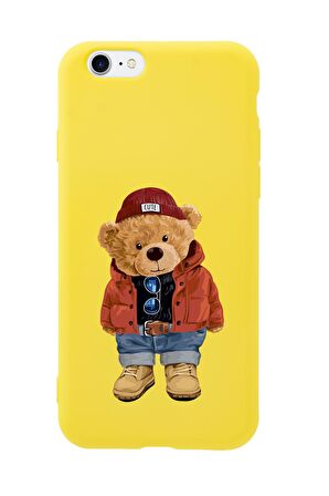 iPhone 7 Teddy Bear Premium Silikonlu Telefon Kılıfı