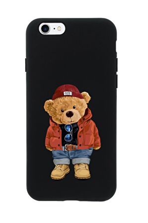 iPhone 8 Teddy Bear Premium Silikonlu Telefon Kılıfı