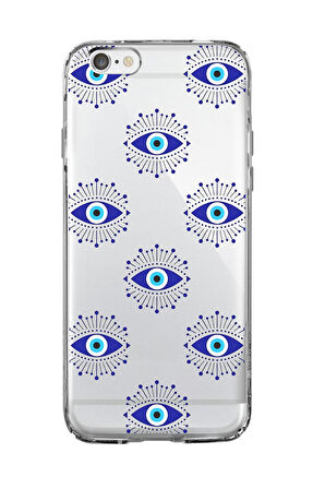 iPhone 6 Uyumlu Mystic Aura Desenli Premium Şeffaf Silikon Kılıf 