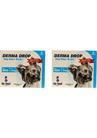 Dr.Sed 1-10Kg Köpekler İçin Deri Koruma Damlası 5x1gr 2 Kutu