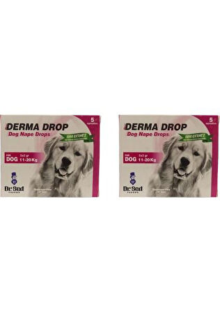 Dr.Sed 11-20Kg Köpekler İçin Deri Koruma Damlası 5x2gr 2 Kutu