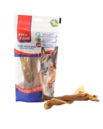 Köpekler İçin Sakatat Ödülü Dana Kelle Derisi 100Gr