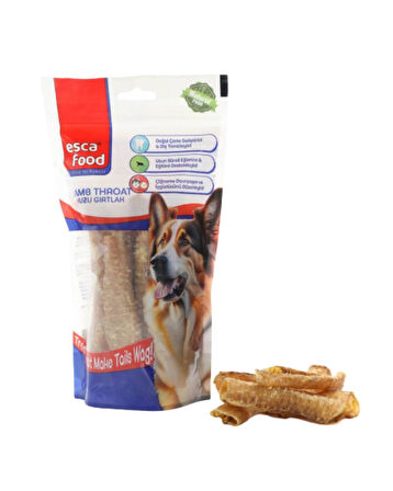 Köpekler İçin Sakatat Ödülü Kuzu Gırtlak 100Gr