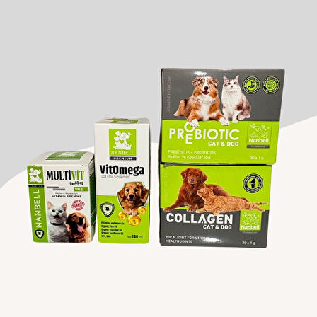 Köpekler İçin Büyük Takviye Edici Bakım Seti