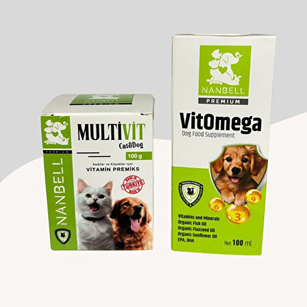 Köpekler İçin Destekleyici Vitamin Seti 2Li Paket