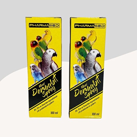Kuşlar İçin Maxi Dermabit Bit/Pire Spreyi 100 ML 2 Adet