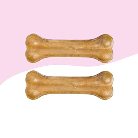 Köpekler İçin Naturel Press Çiğneme Kemiği 12Cm 2Li Paket