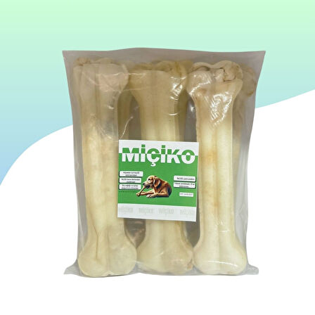 22Cm Sütlü Press Köpek Ödül Çiğneme Kemiği 6Lı Paket