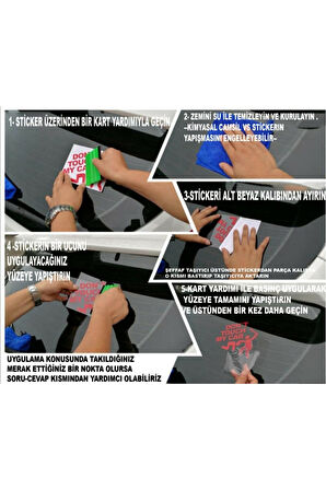 Oto Cam Sticker 20*20 Cm