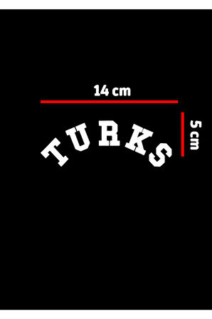 Turks Oto Sticker 14*5 Cm