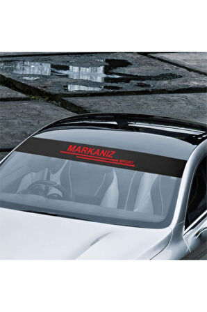 Audi İçin Uyumlu Aksesuar Oto Ön Cam Oto Sticker Karbon