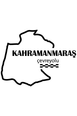 Kahramanmaraş Çevreyolu Sticker 12*9 Cm