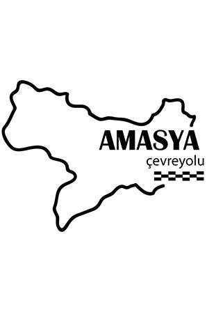 Amasya Çevreyolu Sticker 12*9 Cm