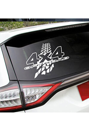 Off Road 4X4 Oto Sticker 25 Cm