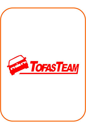 Tofaş Oto Sticker Kırmızı 40*10 Cm