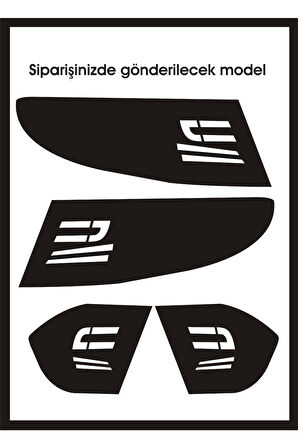 Fluence İçin Uyumlu Aksesuar Stop Farı Led Görünümlü Oto Sticker