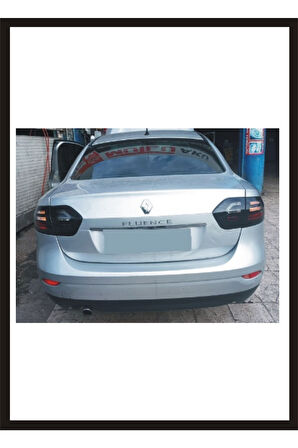 Fluence İçin Uyumlu Aksesuar Stop Farı Led Görünümlü Oto Sticker