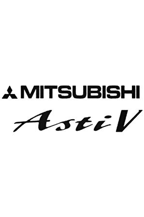 Mitsubishi Asti-V İçin Uyumlu Aksesuar Oto Sticker 20 Cm