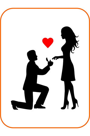 Kalpli Sevgiliye Teklif Oto Sticker Siyah 18*15 Cm