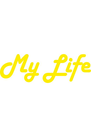 My Life Oto Sticker Sarı 20*7 Cm