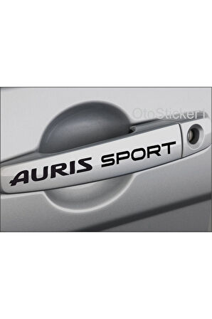 Toyota Auris Sport İçin Uyumlu Aksesuar Kapı Kolu Sticker Set 8 Ad 13*1 Cm