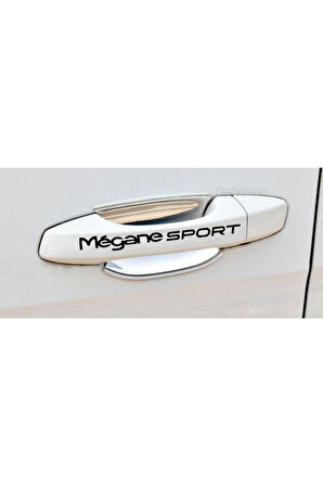 Renault Megane 1 Sport Kapı Kolu Sticker 8 Adet 10*1,5 Cm